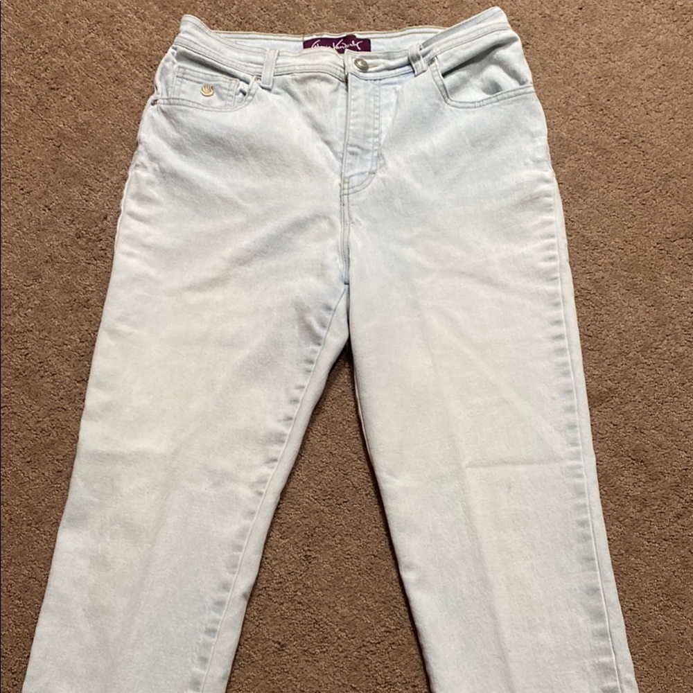 Gloria Vanderbilt Light Blue Straight Leg Size 10Short Jeans